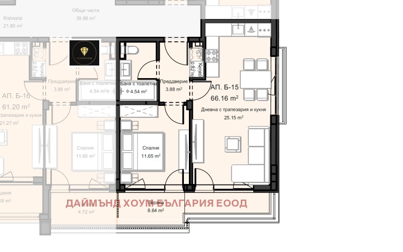 Продава 2-СТАЕН, гр. Пловдив, Остромила, снимка 2 - Апартаменти - 53349383