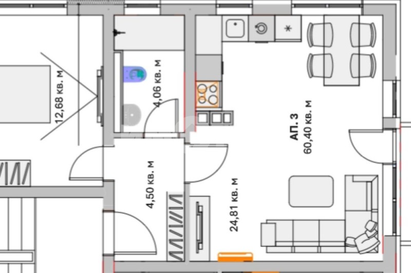 À vendre  1 chambre Sofia , Malinova dolina , 75 m² | 23791324 - image [2]