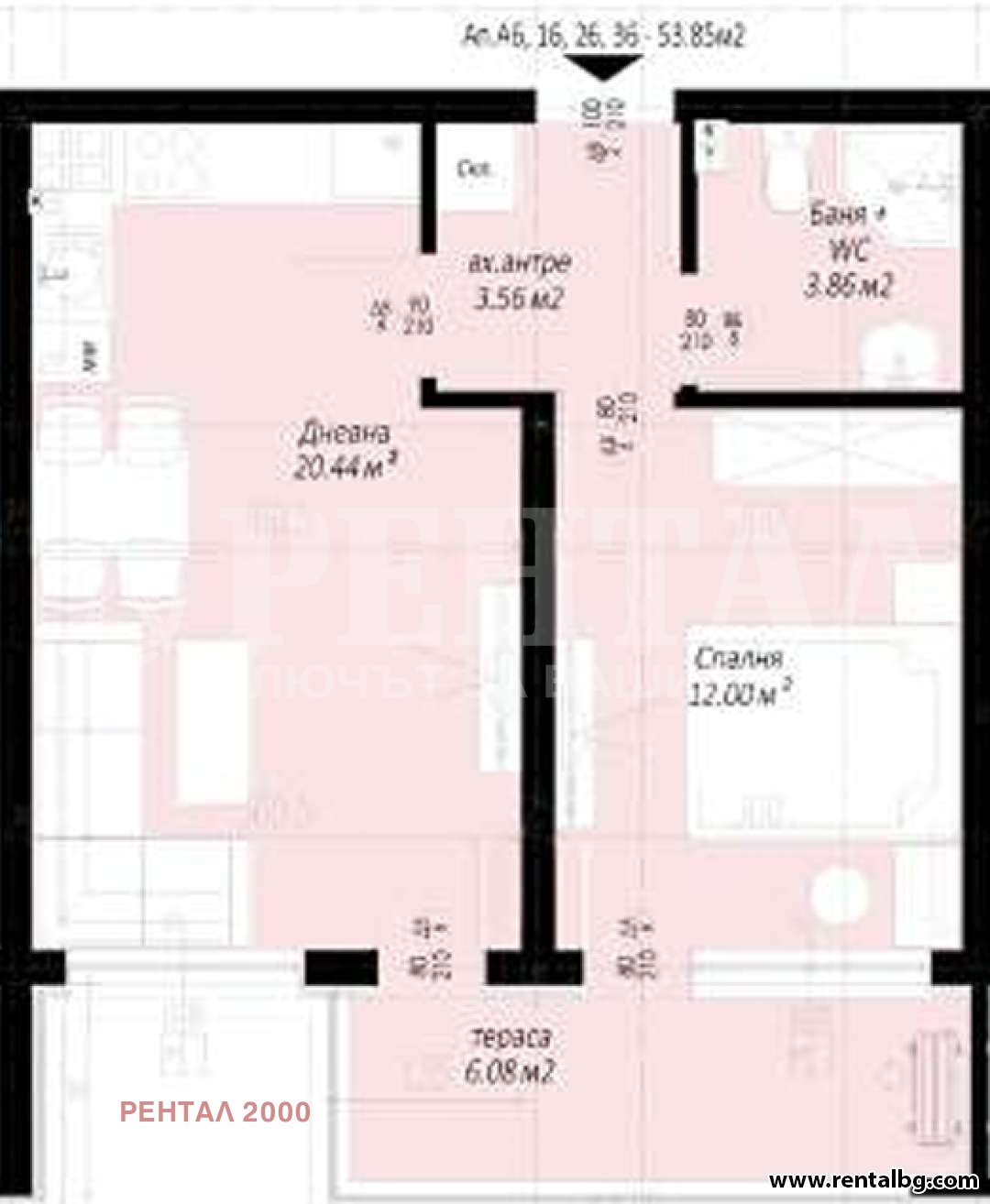 Продава 2-СТАЕН, гр. Пловдив, Беломорски, снимка 2 - Апартаменти - 50862171