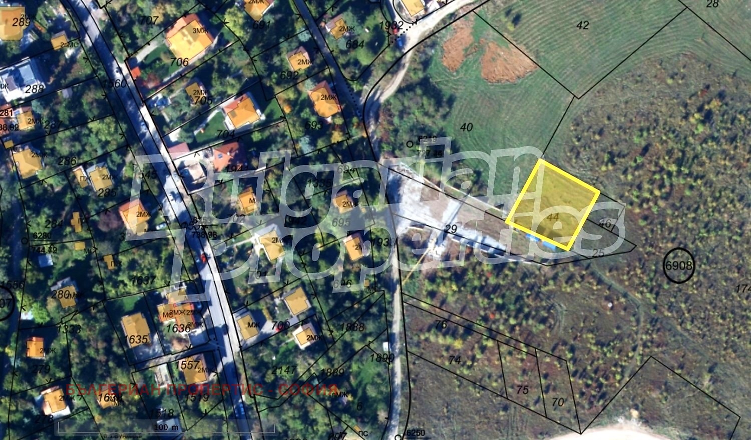Продава ПАРЦЕЛ, гр. София, в.з.Малинова долина, снимка 3 - Парцели - 54543684