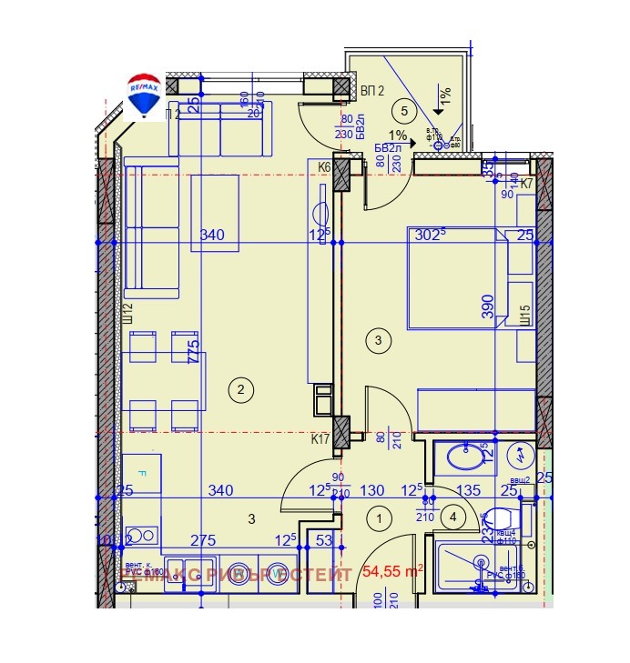 Satılık  1 yatak odası Ruse , Centralen yujen rayon , 71 metrekare | 49218037 - görüntü [5]