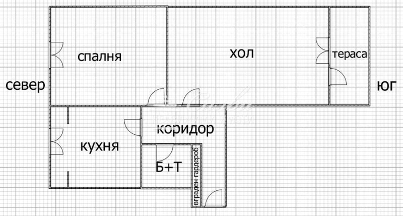 Продава 2-СТАЕН, гр. Шумен, Еверест, снимка 11 - Aпартаменти - 49372468