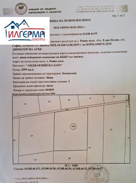 ПАРЦЕЛ, 2 999 m2