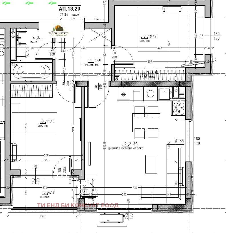 Продава 3-СТАЕН, гр. София, Малинова долина, снимка 7 - Aпартаменти - 48052599