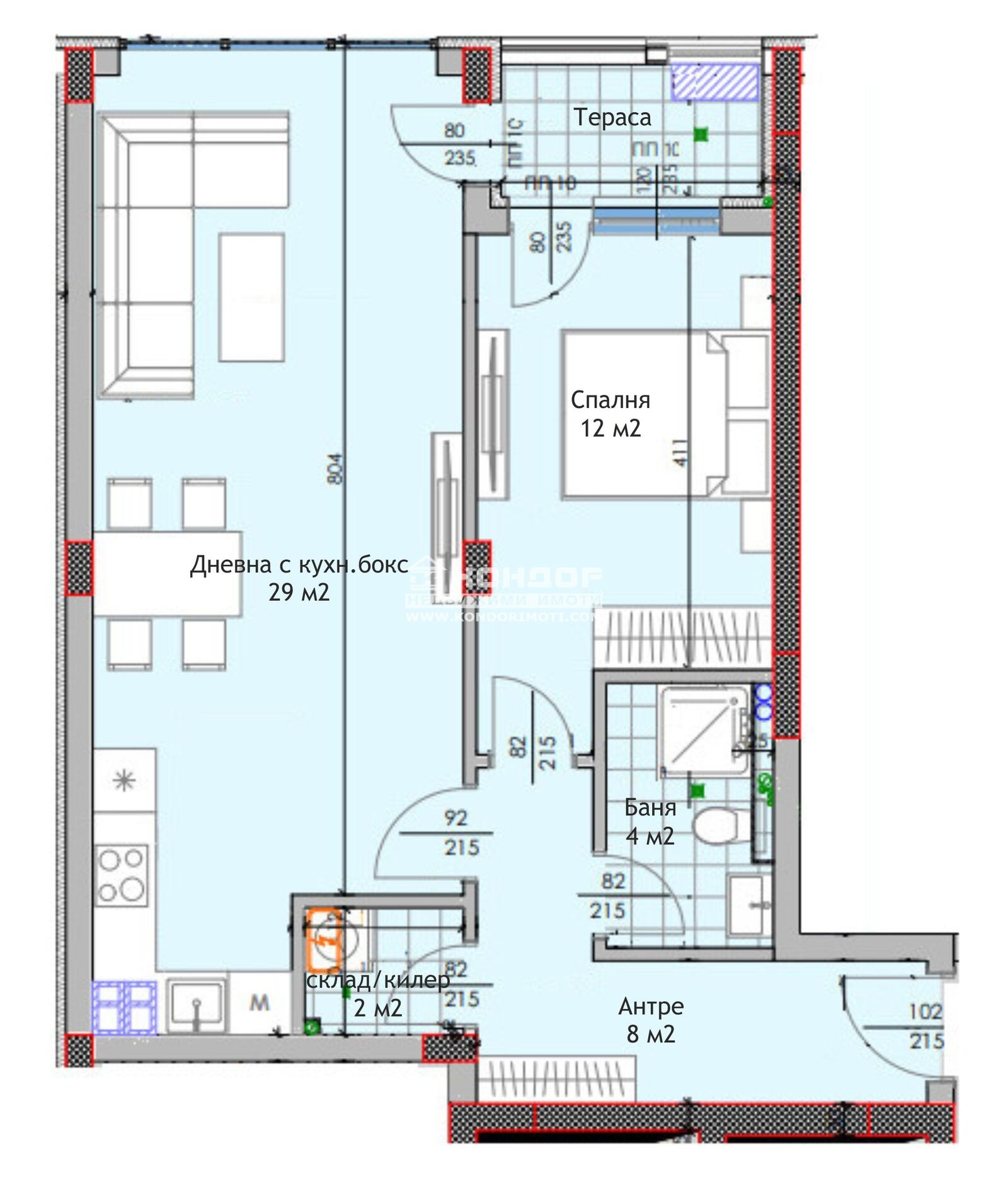 Продава 2-СТАЕН, гр. Пловдив, Тракия, снимка 2 - Апартаменти - 49954578