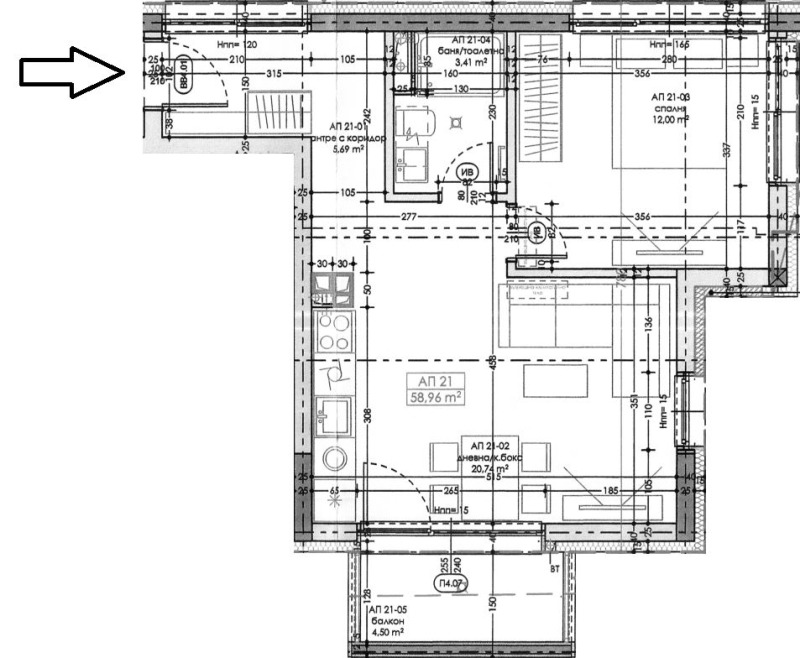 Продава 2-СТАЕН, гр. София, 7-ми 11-ти километър, снимка 8 - Aпартаменти - 47676261