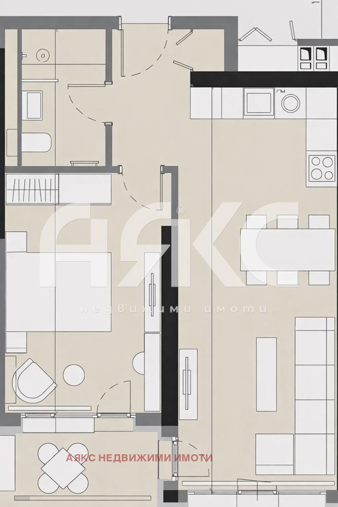 Продава 2-СТАЕН, гр. София, Банишора, снимка 3 - Апартаменти - 53088672