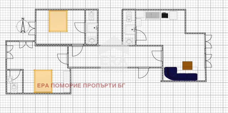 Продава 3-СТАЕН, гр. Поморие, област Бургас, снимка 14 - Aпартаменти - 46765941