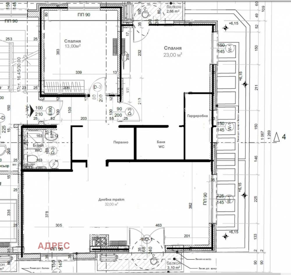Продава 3-СТАЕН, гр. Варна, Централна поща, снимка 2 - Апартаменти - 54330076
