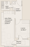 Продава 2-СТАЕН, гр. София, Малинова долина, снимка 2