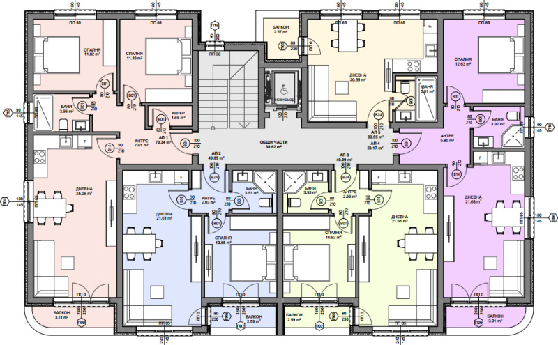 Zu verkaufen  2 Schlafzimmer Warna , Wladislaw Warnentschik 1 , 88 qm | 20240665 - Bild [10]