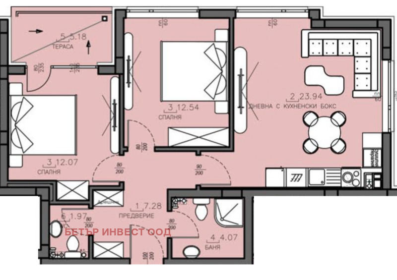 Продава 3-СТАЕН, гр. София, Малинова долина, снимка 1 - Aпартаменти - 46741250