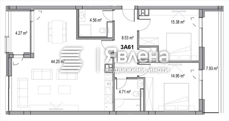 Продава 3-СТАЕН, гр. Пловдив, Христо Смирненски, снимка 6 - Апартаменти - 54093689