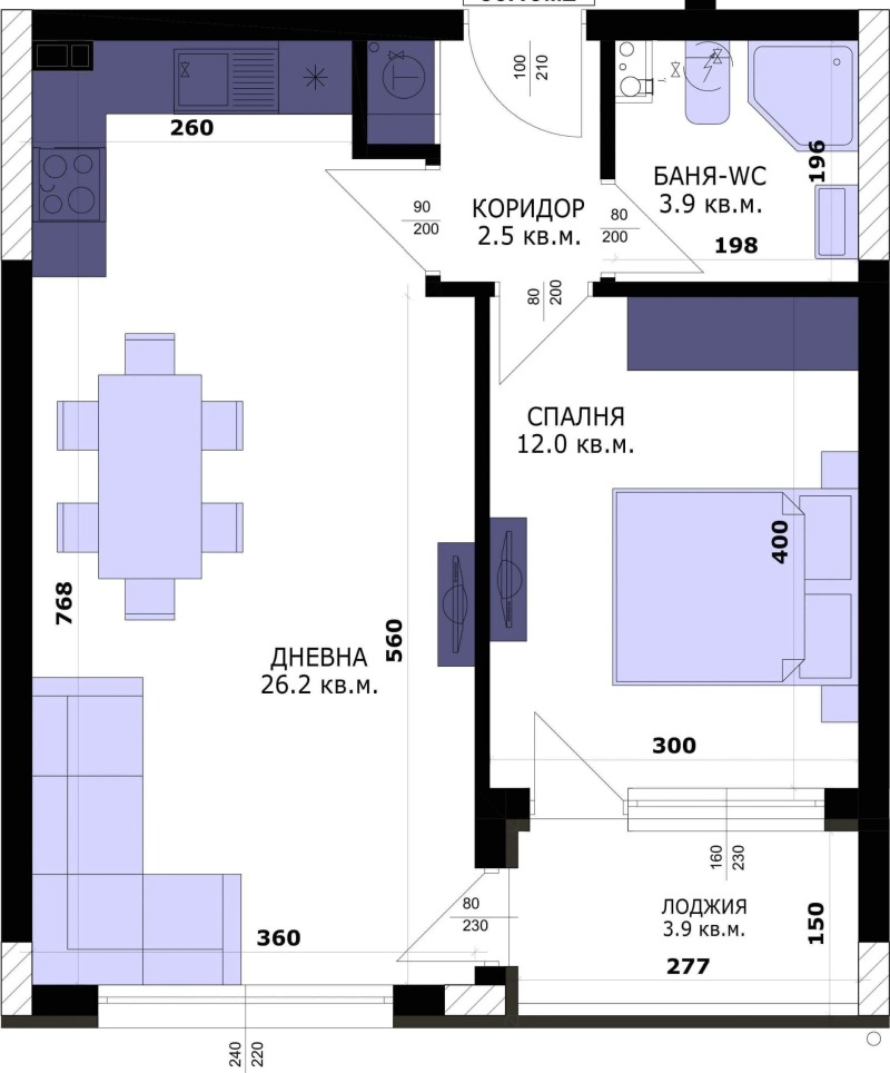 Продава  2-стаен град Варна , Кайсиева градина , 64 кв.м | 13527594 - изображение [2]