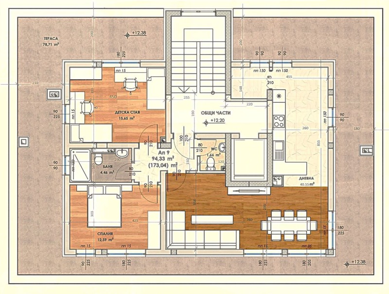 En venta  2 dormitorios Plovdiv , Mladezhki Jalm , 200 metros cuadrados | 22695837 - imagen [2]