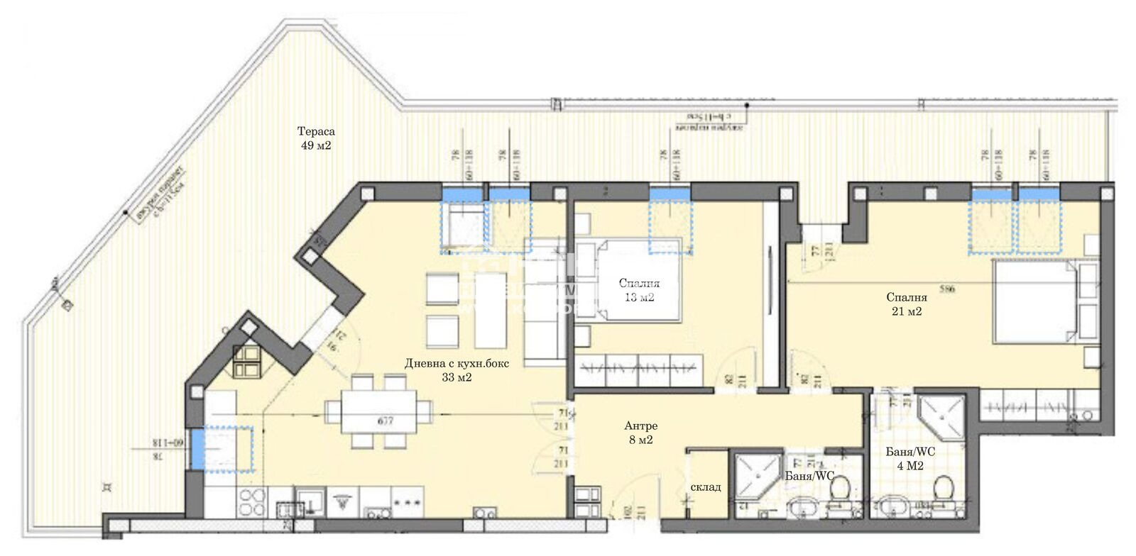 Продава 3-СТАЕН, гр. Пловдив, Западен, снимка 3 - Апартаменти - 51341164