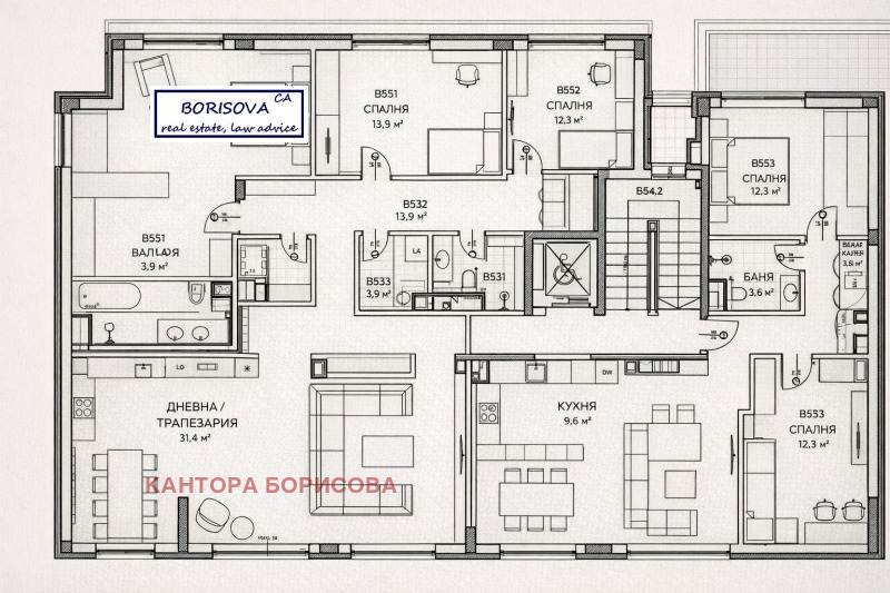 Продава 4-СТАЕН, гр. София, Витоша