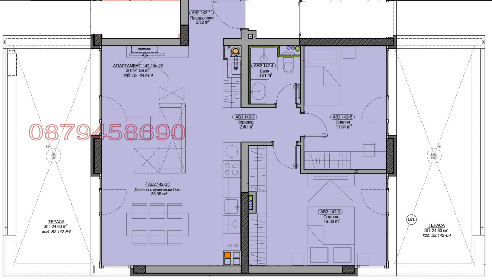 Продава 3-СТАЕН, гр. София, Бояна, снимка 16 - Апартаменти - 54849207