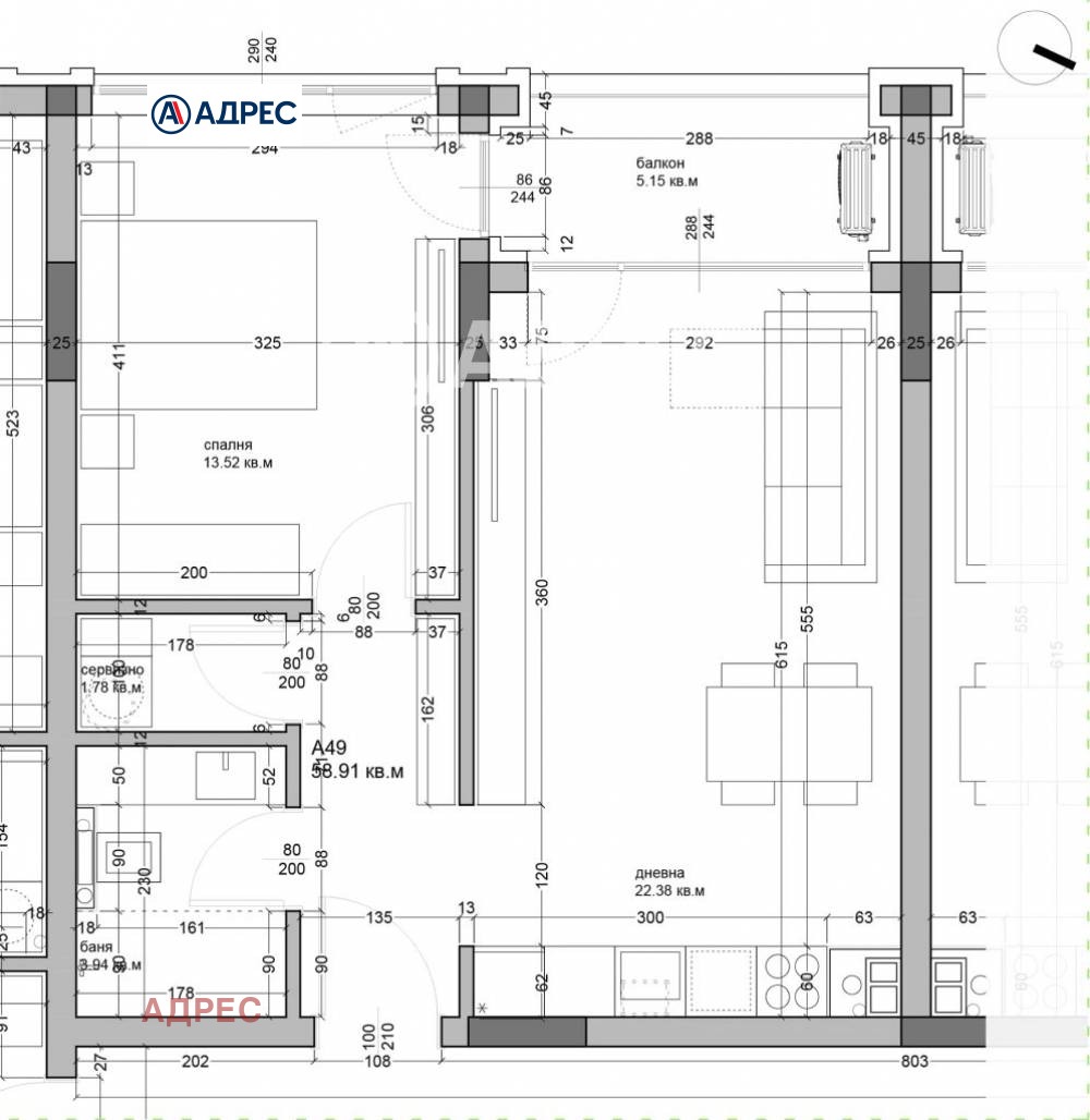 Продава 2-СТАЕН, гр. Варна, Аспарухово, снимка 4 - Апартаменти - 53902278