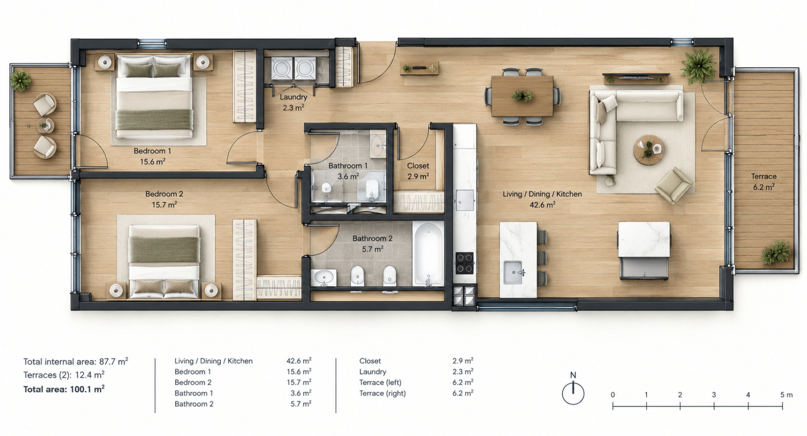 Продава 3-СТАЕН, гр. София, Оборище, снимка 3 - Апартаменти - 56006238
