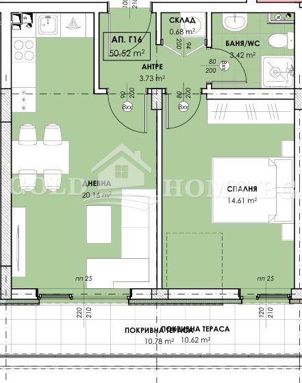 Продава 2-СТАЕН, гр. Пловдив, Остромила, снимка 2 - Aпартаменти - 48007691