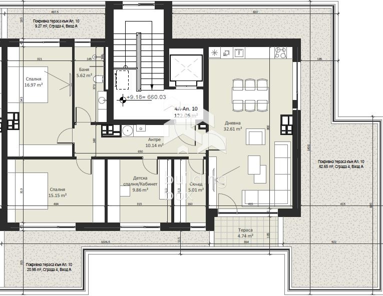 Продава 4-СТАЕН, гр. София, Малинова долина, снимка 2 - Апартаменти - 53009299