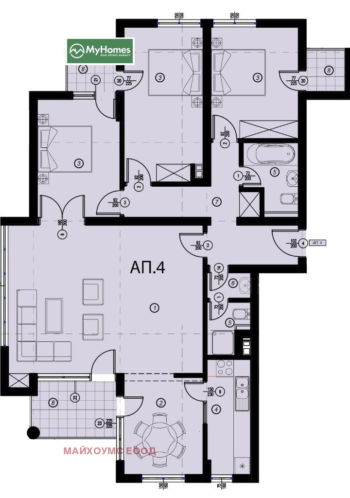 Продава 4-СТАЕН, гр. София, Бъкстон, снимка 6 - Апартаменти - 53855985