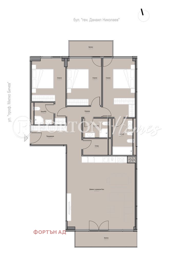 Продава 4-СТАЕН, гр. София, Оборище, снимка 2 - Апартаменти - 54613561