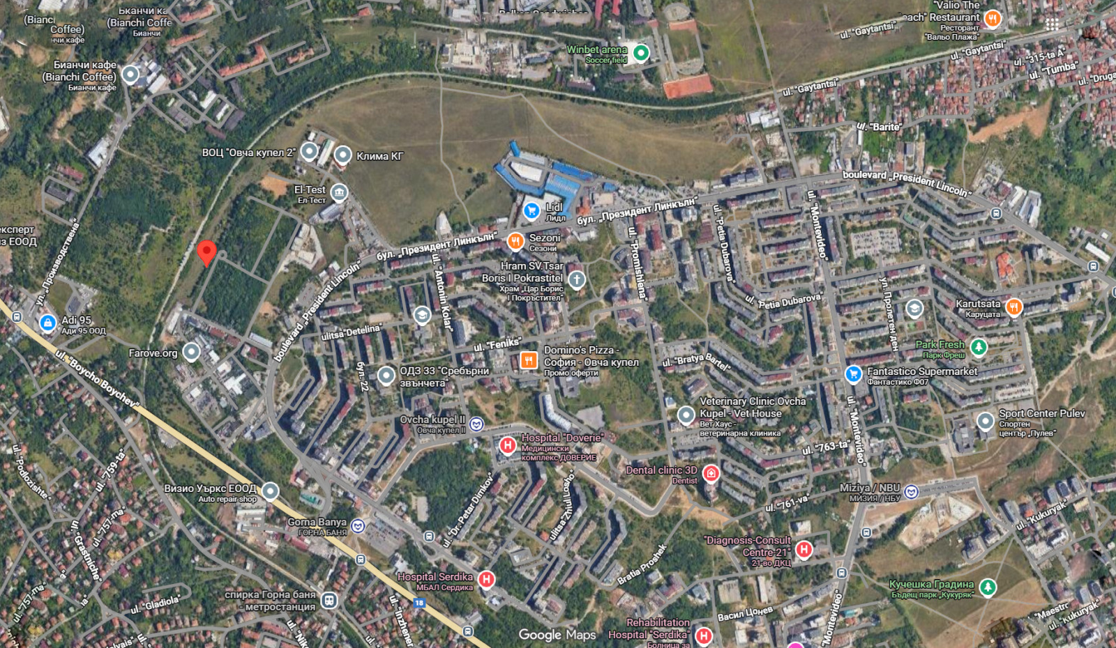 Продава ПАРЦЕЛ, гр. София, Овча купел, снимка 5 - Парцели - 54173901