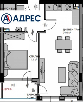 1 dormitorio Vladislav Varnenchik 1, Varna 9