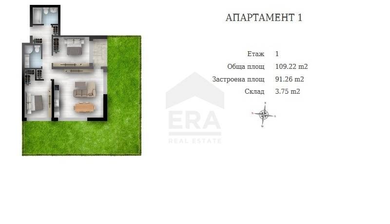 Продава  3-стаен град София , Люлин 2 , 109 кв.м | 27984517