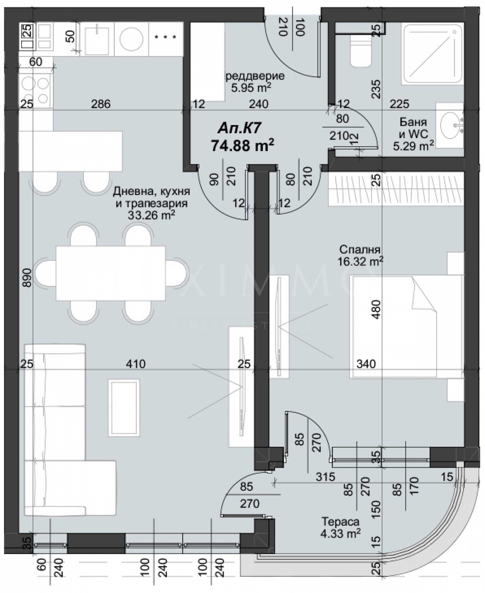 Продава 2-СТАЕН, гр. Пловдив, Тракия, снимка 7 - Апартаменти - 54256355