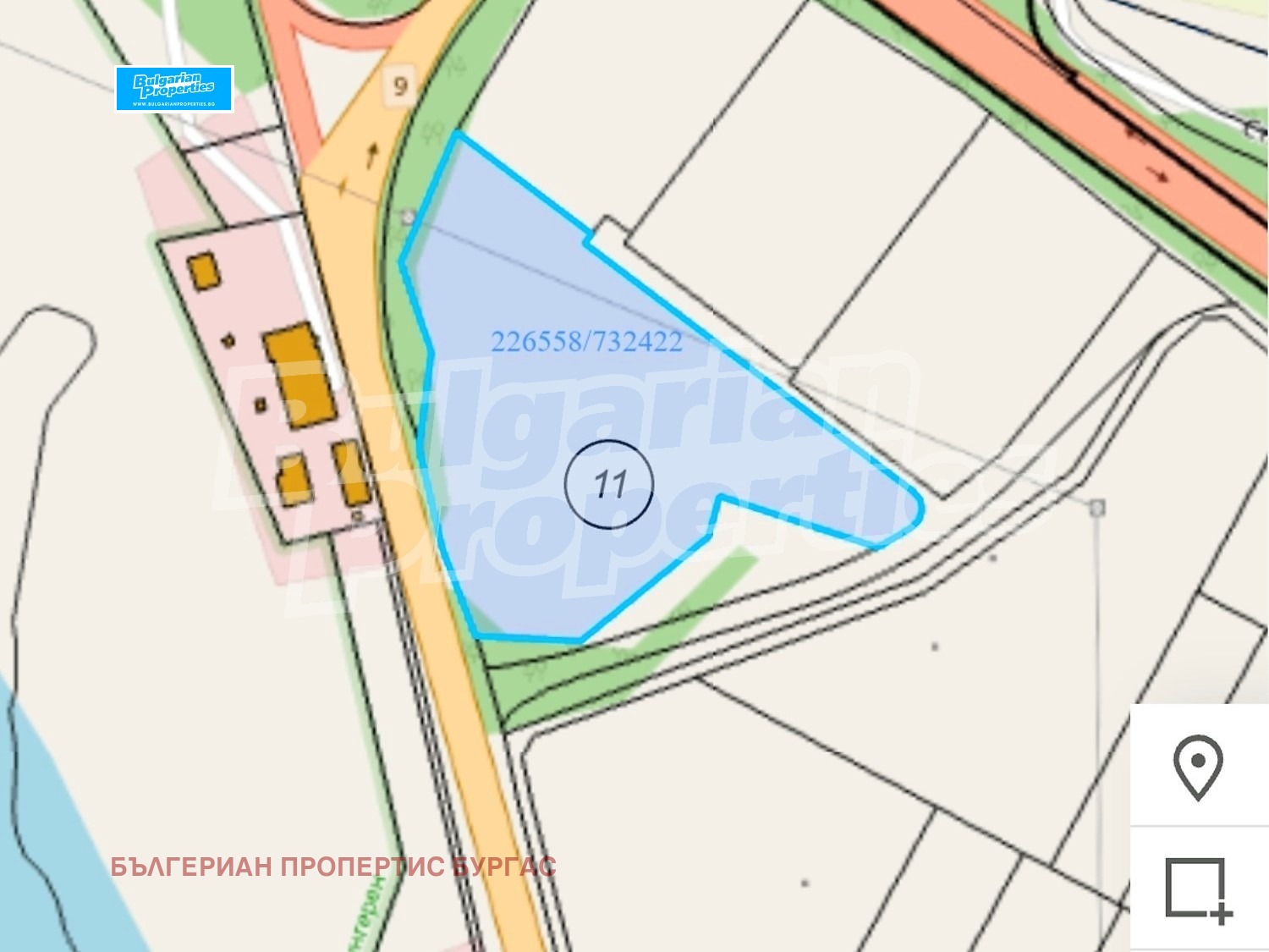 Продава ПАРЦЕЛ, гр. Бургас, Крайморие, снимка 2 - Парцели - 54503300