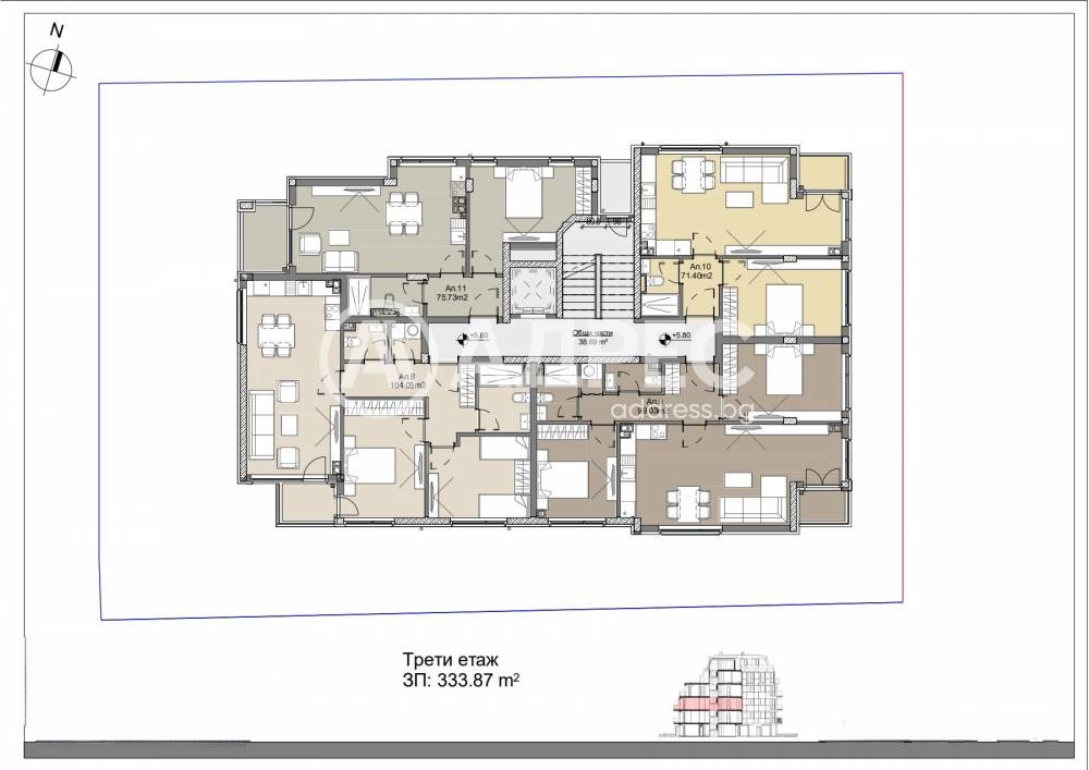 Продава 3-СТАЕН, гр. София, област София-град, снимка 8 - Апартаменти - 53902131