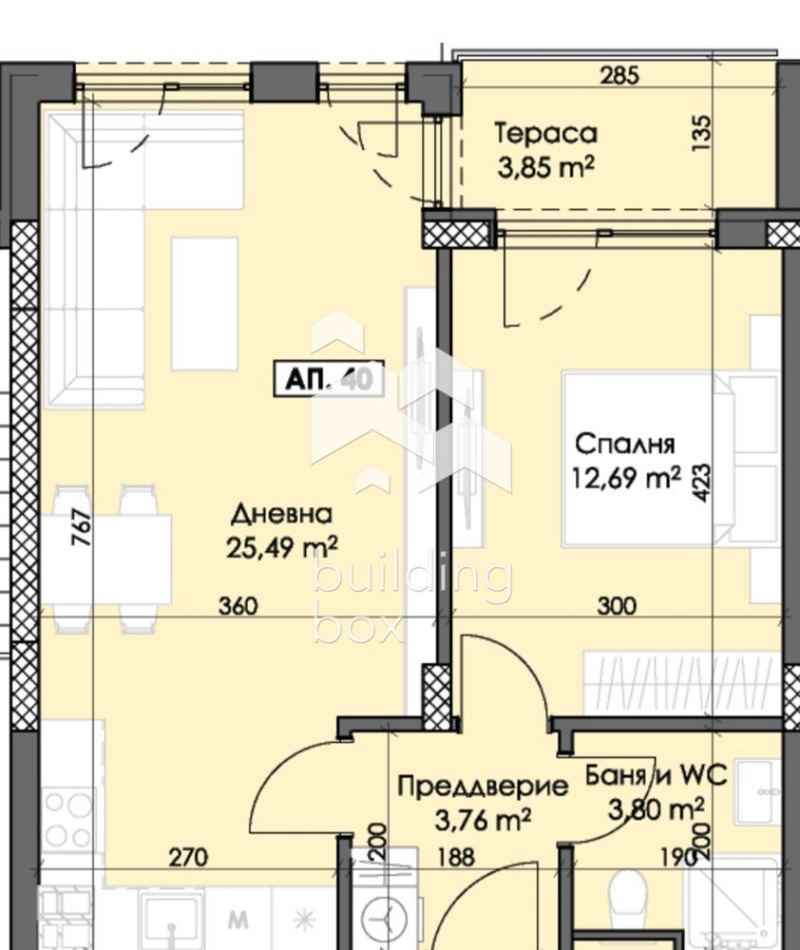Продава 2-СТАЕН, гр. Пловдив, Тракия