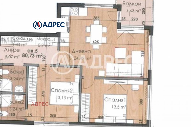 Продаја  2 спаваће собе Варна , Галата , 90 м2 | 47950226 - слика [13]