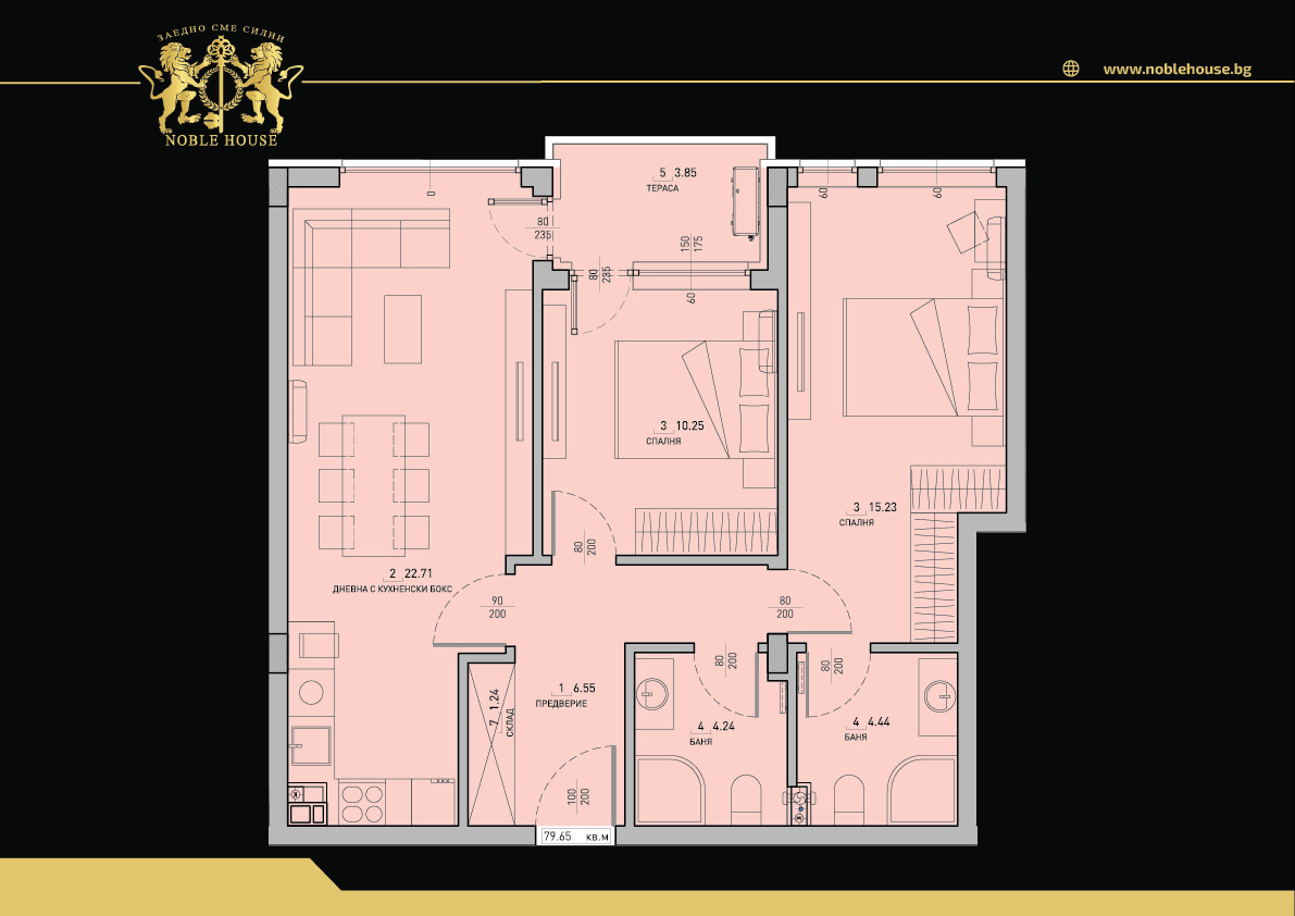 Продава 3-СТАЕН, гр. София, Малинова долина, снимка 5 - Апартаменти - 54350922