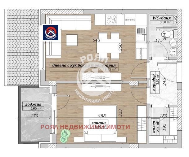 Zu verkaufen  1 Schlafzimmer Plowdiw , Belomorski , 64 qm | 77516716 - Bild [5]