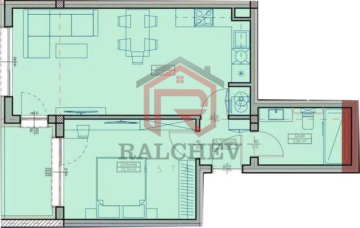 Продава 2-СТАЕН, гр. Варна, Кайсиева градина