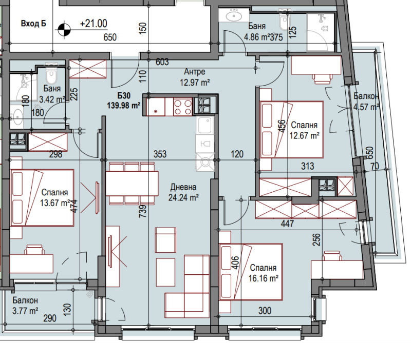 Продава  3-стаен град София , Подуяне , 140 кв.м | 96462076 - изображение [2]