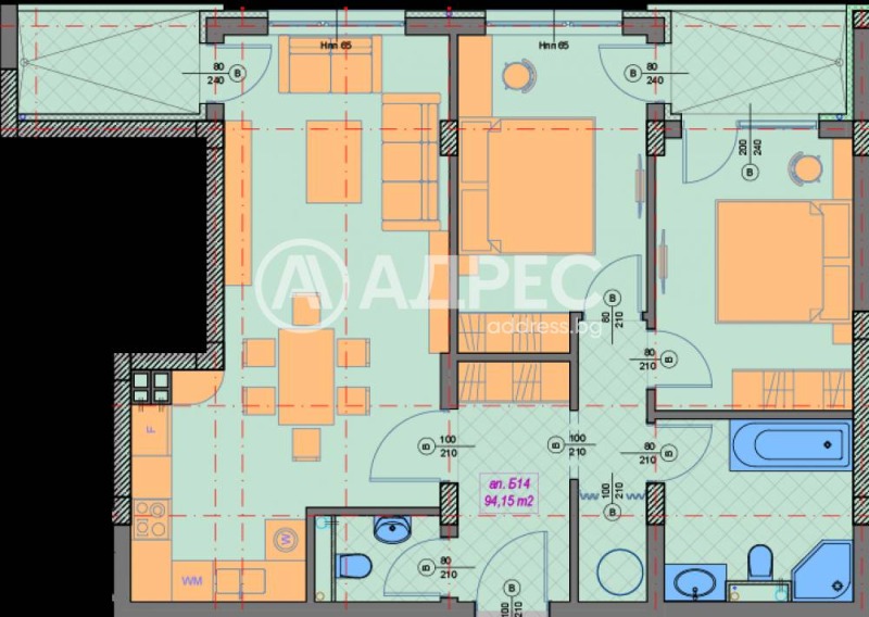 Продава 3-СТАЕН, гр. София, Манастирски ливади, снимка 3 - Апартаменти - 53149021