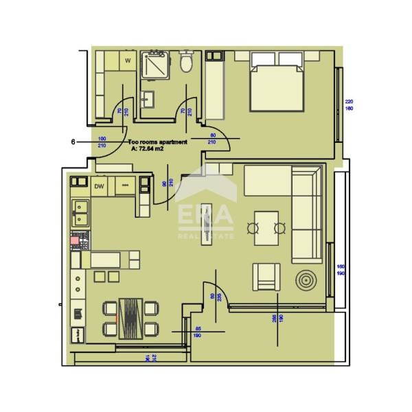 Til salg  1 soveværelse Ruse , Druzhba 1 , 86 kvm | 68162941