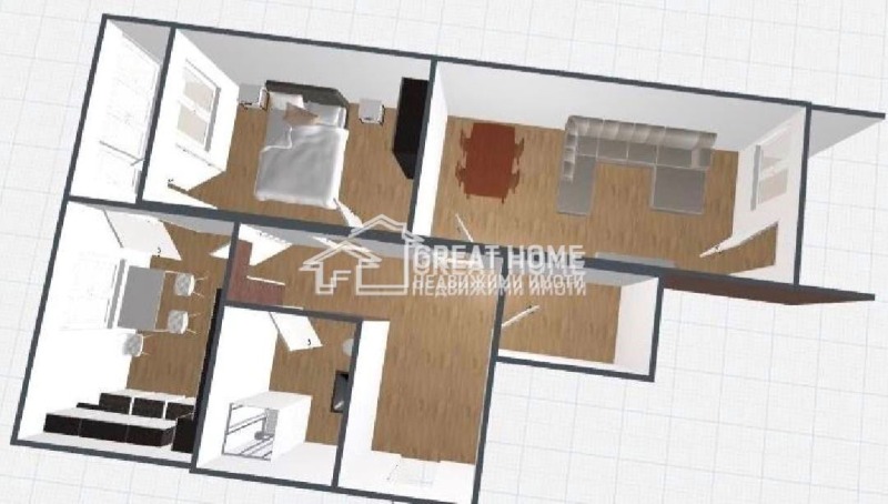 Продава 3-СТАЕН, гр. Търговище, Запад 1, снимка 12 - Апартаменти - 52983207