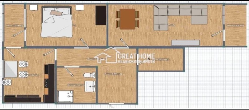 Продава 3-СТАЕН, гр. Търговище, Запад 1, снимка 13 - Апартаменти - 52983207