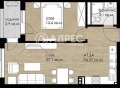 Продава  2-стаен град София , Дружба 2 , 65 кв.м | 73857927 - изображение [3]
