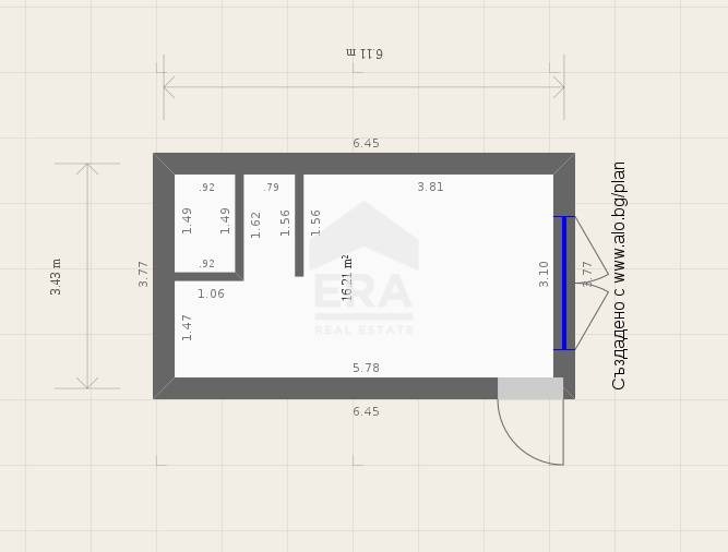 Продава  1-стаен град Варна , Погреби , 18 кв.м | 72907529 - изображение [7]