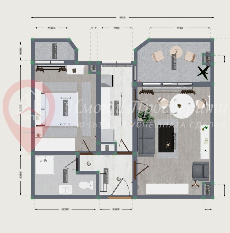 Продава 2-СТАЕН, гр. София, Медицинска академия, снимка 2 - Aпартаменти - 48143965