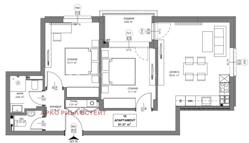 Продава 3-СТАЕН в град София, Обеля 2 - 98 кв.м / 185 314 € » 362 442.68 лв., АРКО РИЪЛ ЕСТЕЙТ