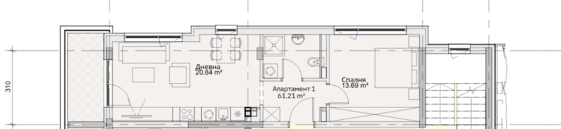 Продава  2-стаен град София , Левски , 74 кв.м | 80907512 - изображение [6]