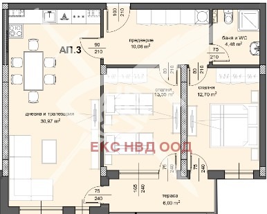 Продава 3-СТАЕН, гр. Пловдив, Център, снимка 1 - Aпартаменти - 49381758